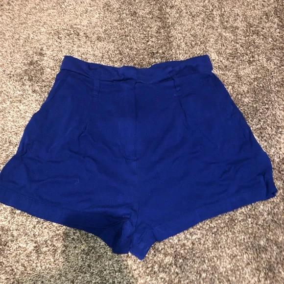 Forever 21 Shorts High Waisted Royal Blue Shorts Poshmark
